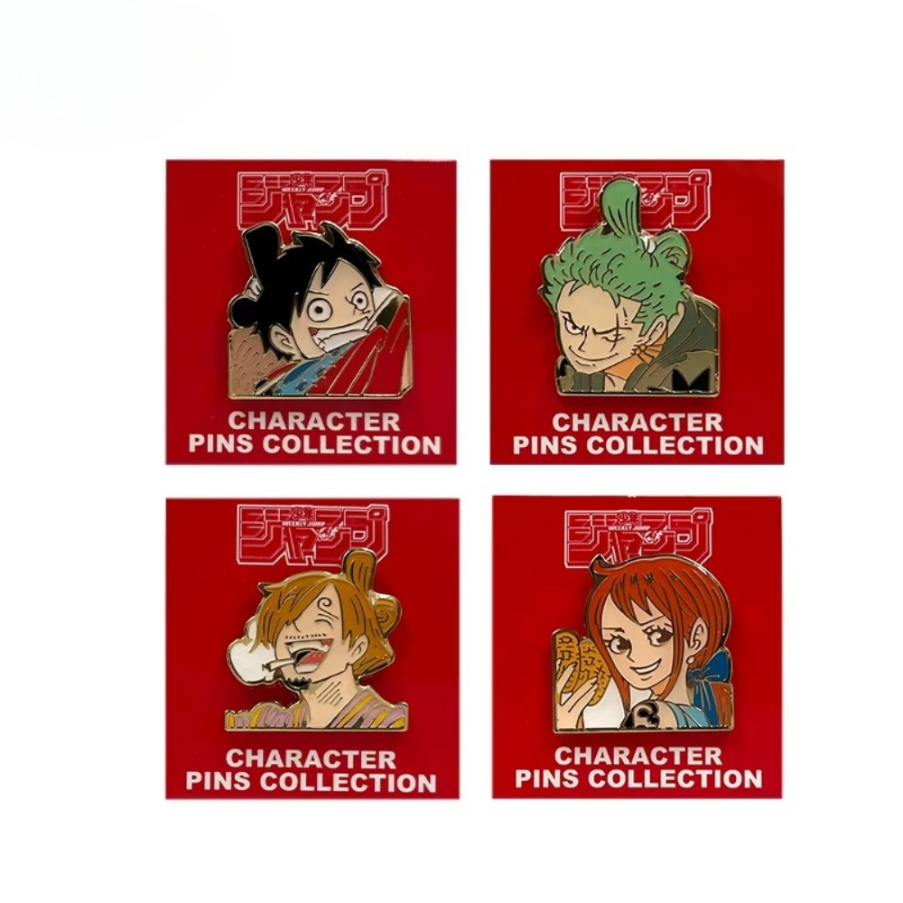 Official Merchandise Anime - Offizielle One Piece Merchandise-Broschen, Metallabzeichen mit