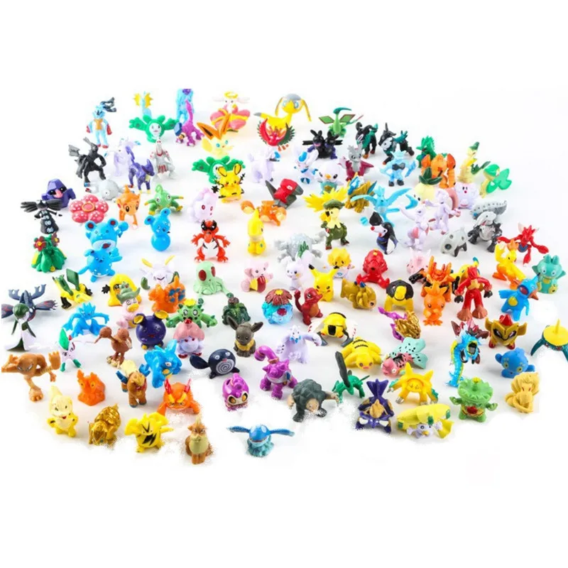 Cute Anime Merchandise - 2-3CM Pokemon Anime Figur Pikachu Nette
