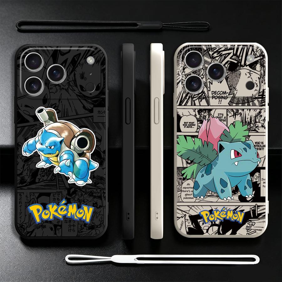 Lanyard Anime Logo - P-okemons Charizard Blastoise Handyhülle für Apple