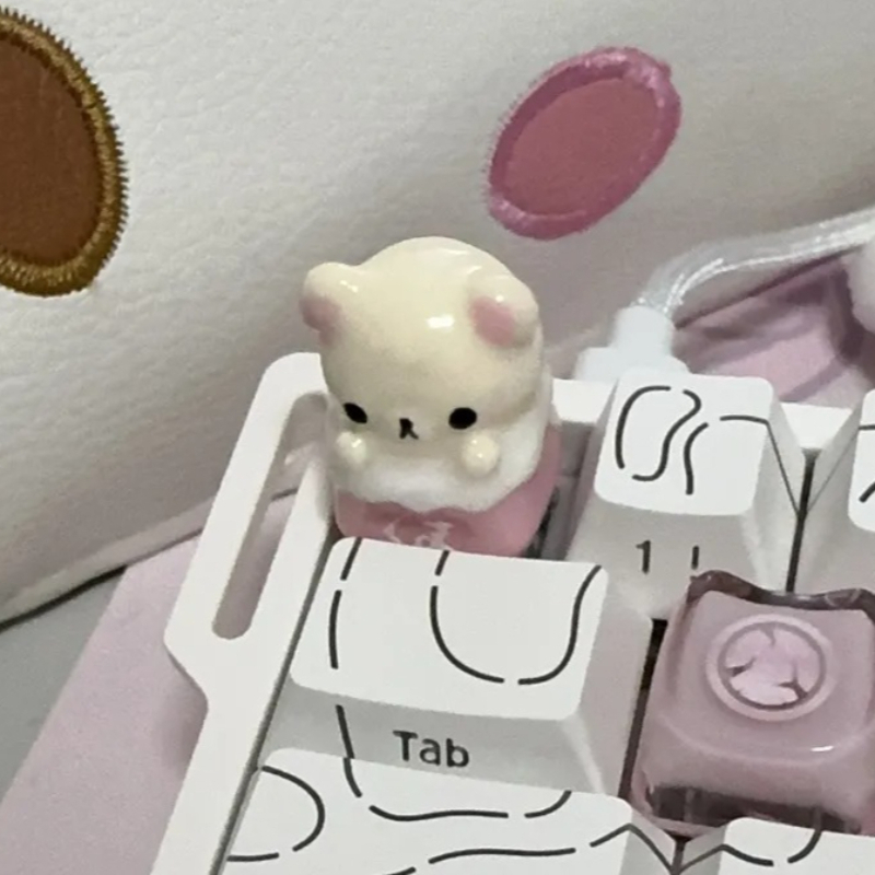 Keycap Artisan Anime - Kawaii Rilakkuma Tastenkappen Relax Bear Artisan