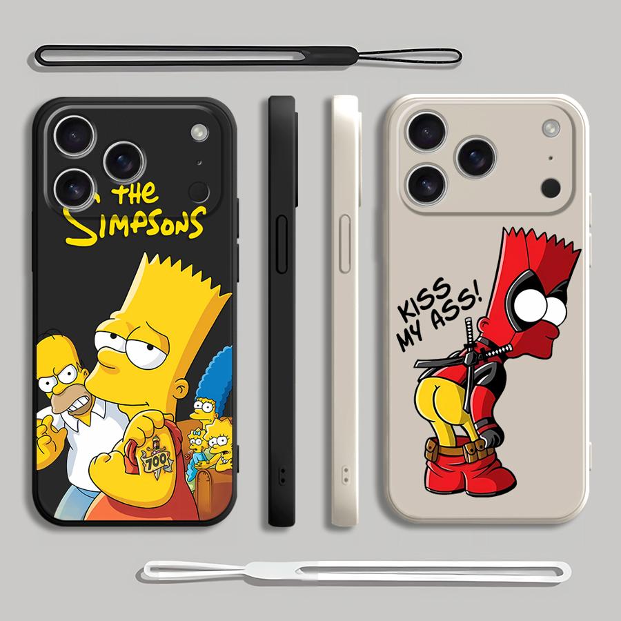 Rote Bart Simpson Handyhülle f – Lanyard Anime Logo Bewertung und Preis