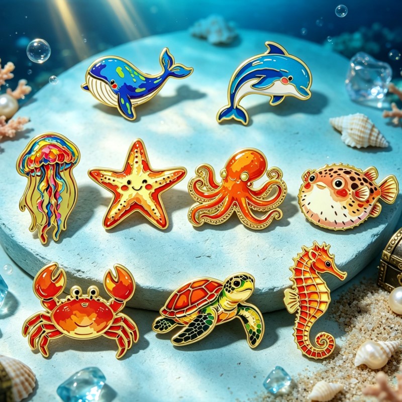 Lebendige Emaille-Anstecknadel – Enamel Pin Set Bewertung und Preis
