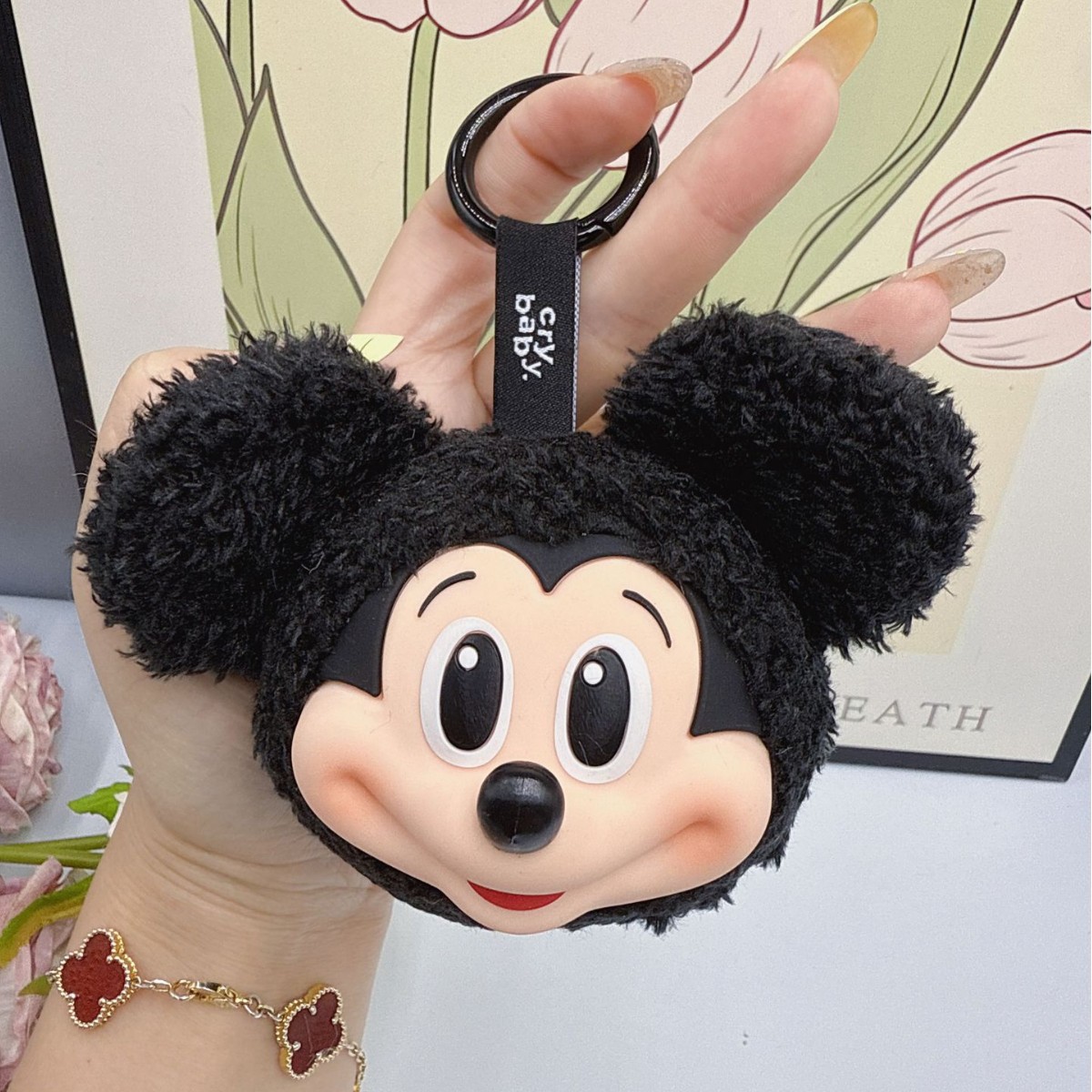 Mickey Minnie Plüschpuppe Schl – Cute Anime Merchandise Bewertung und Preis