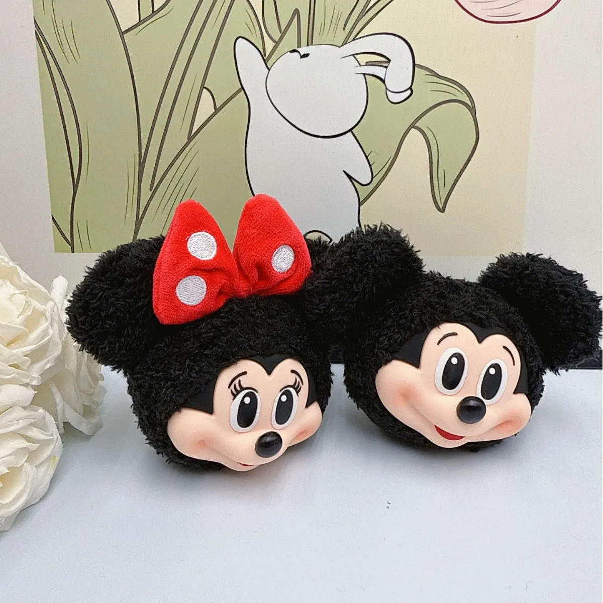 Mickey Minnie Plüschpuppe Schl – Cute Anime Merchandise Bewertung und Preis