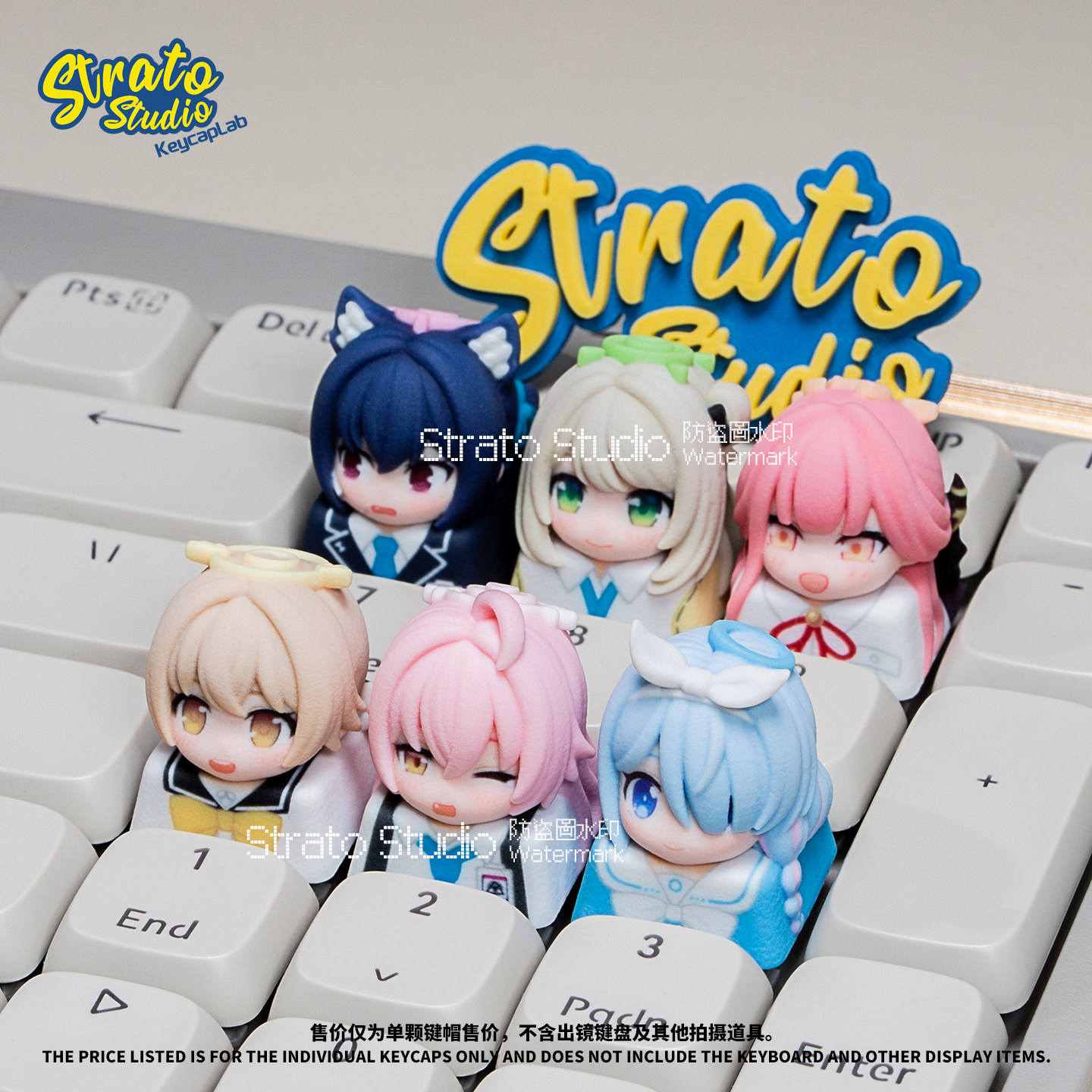 Neue Blue Archive Cartoon Anim – Keycap Artisan Anime Bewertung und Preis