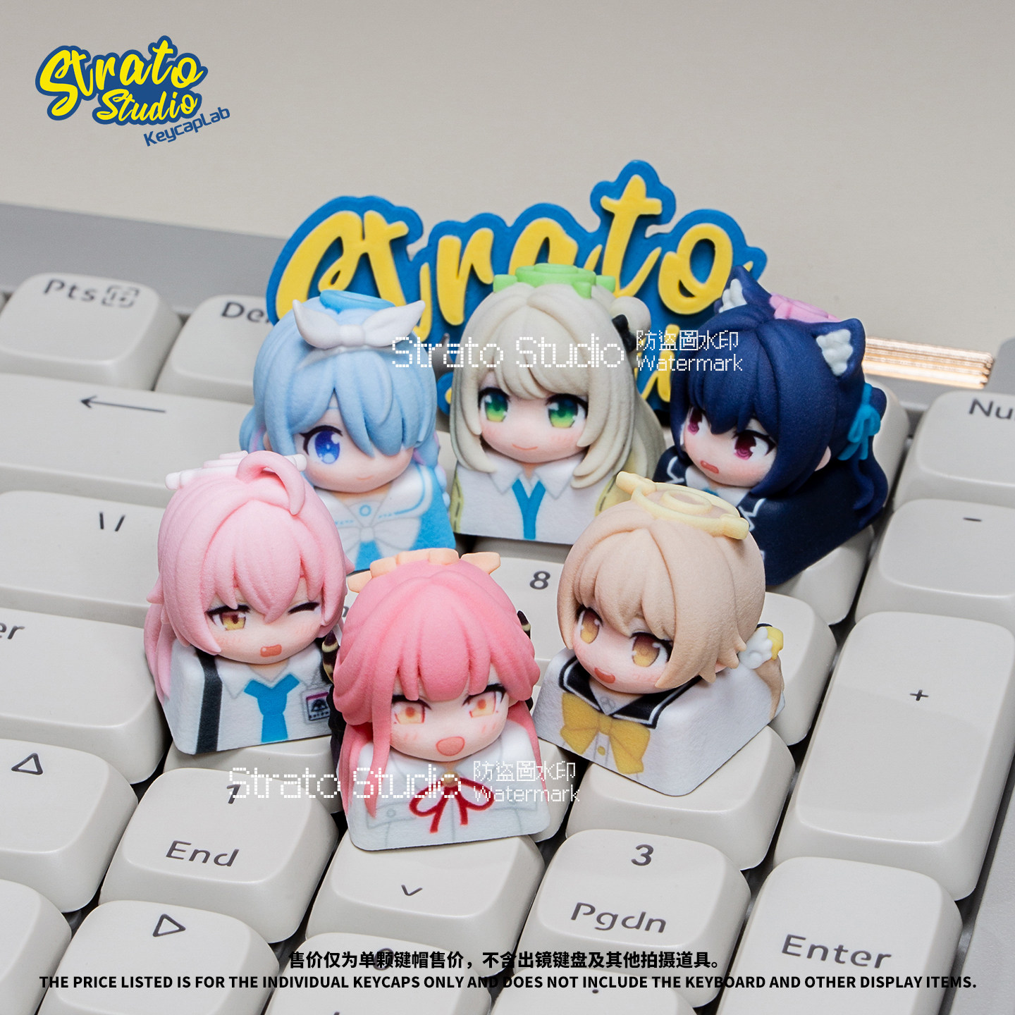 Neue Blue Archive Cartoon Anim – Keycap Artisan Anime Bewertung und Preis