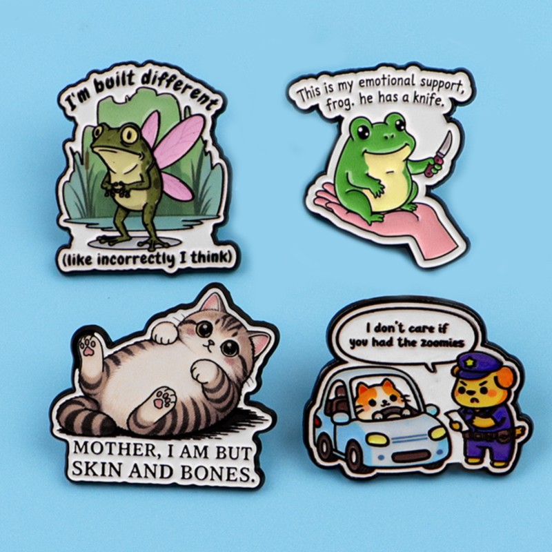 Zitat-Emaille-Pin, Niedlicher  – Enamel Pin Set Bewertung und Preis