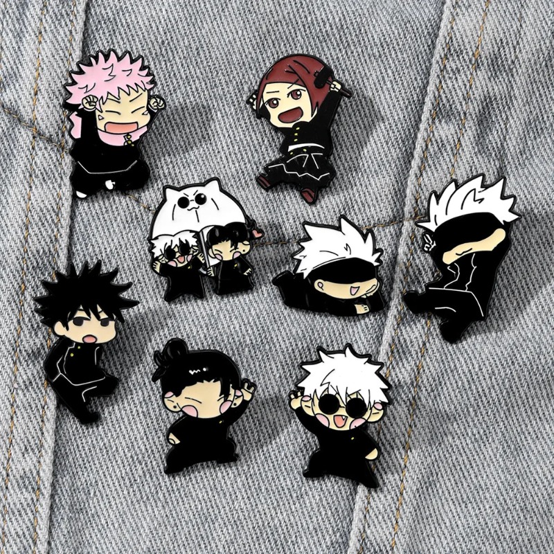 8-teiliges Anime Itadori Yuji  – Enamel Pin Set Bewertung und Preis