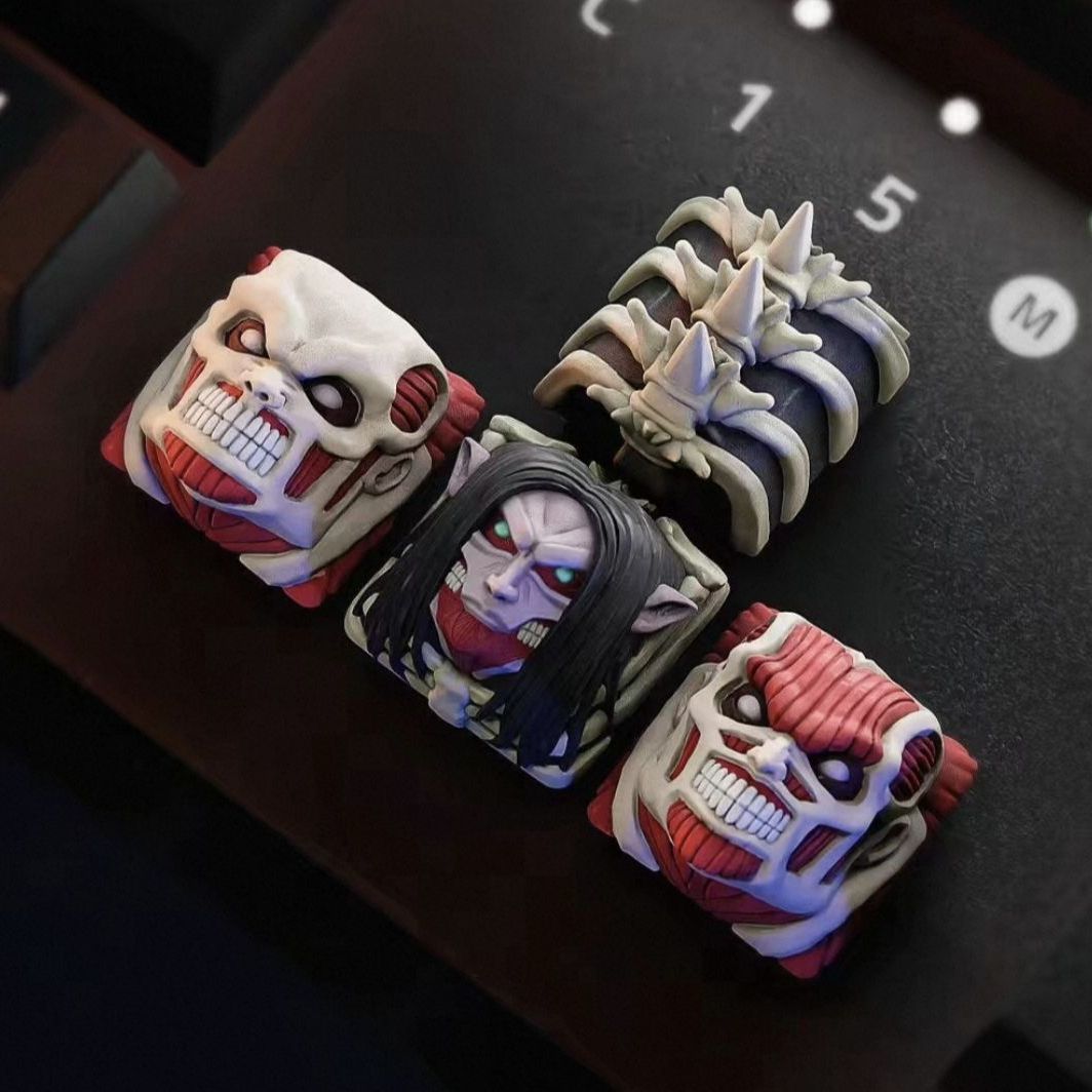 NEUES Attack on Titan Co-Brand – Keycap Artisan Anime Bewertung und Preis