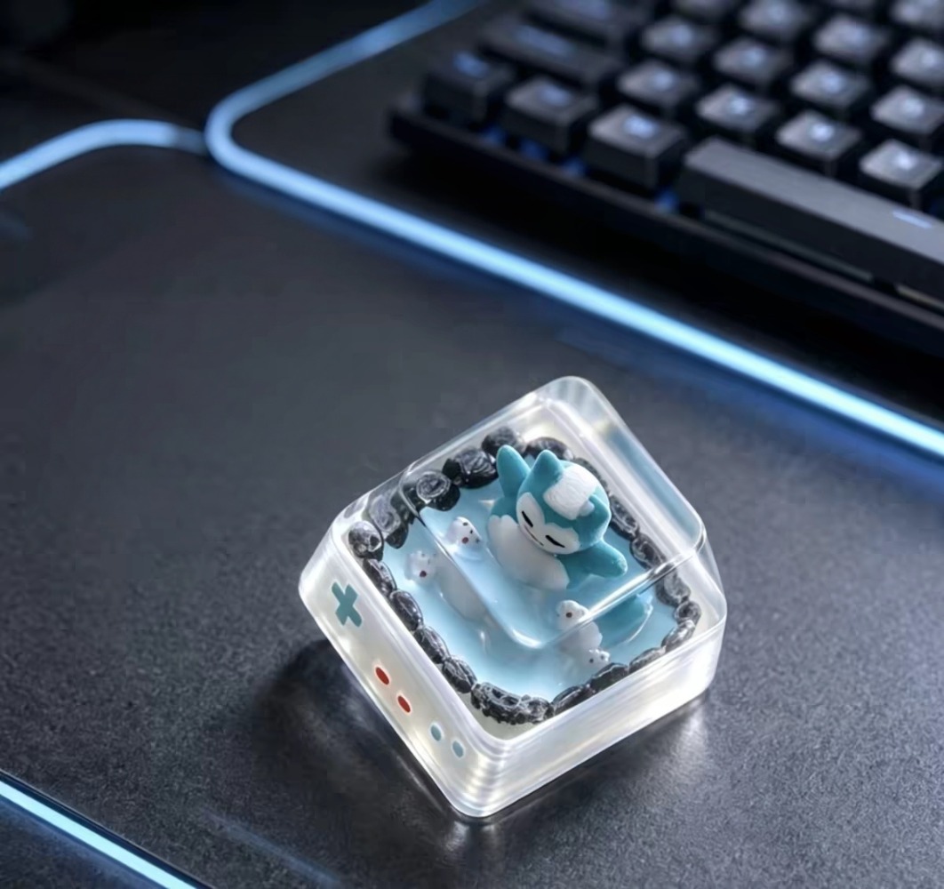 Pokémon Snorlax Tastenkappe au – Keycap Artisan Anime Bewertung und Preis