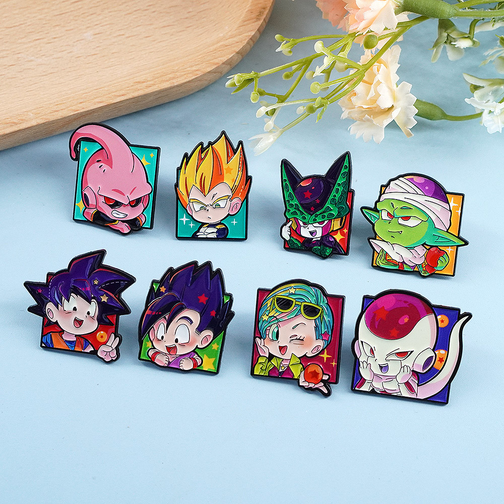 8 Stück Chibi Goku Charakter E – Enamel Pin Set Bewertung und Preis
