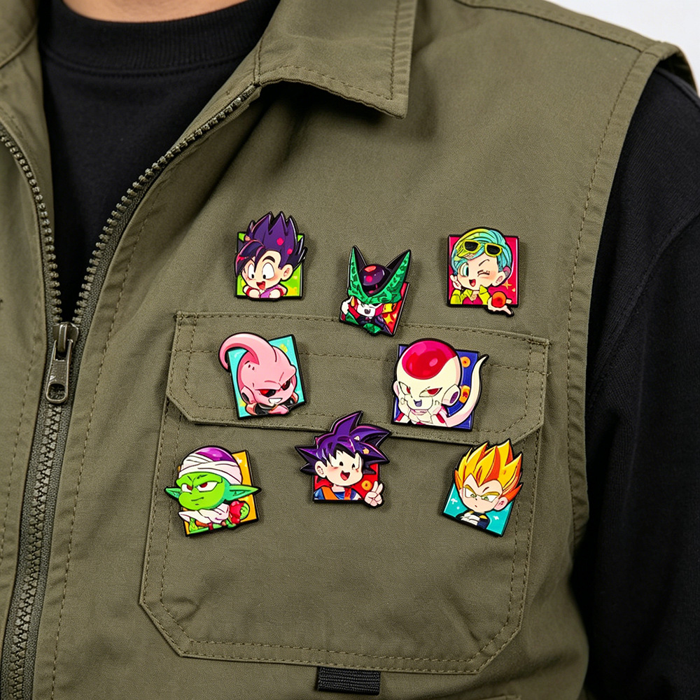 8 Stück Chibi Goku Charakter E – Enamel Pin Set Bewertung und Preis